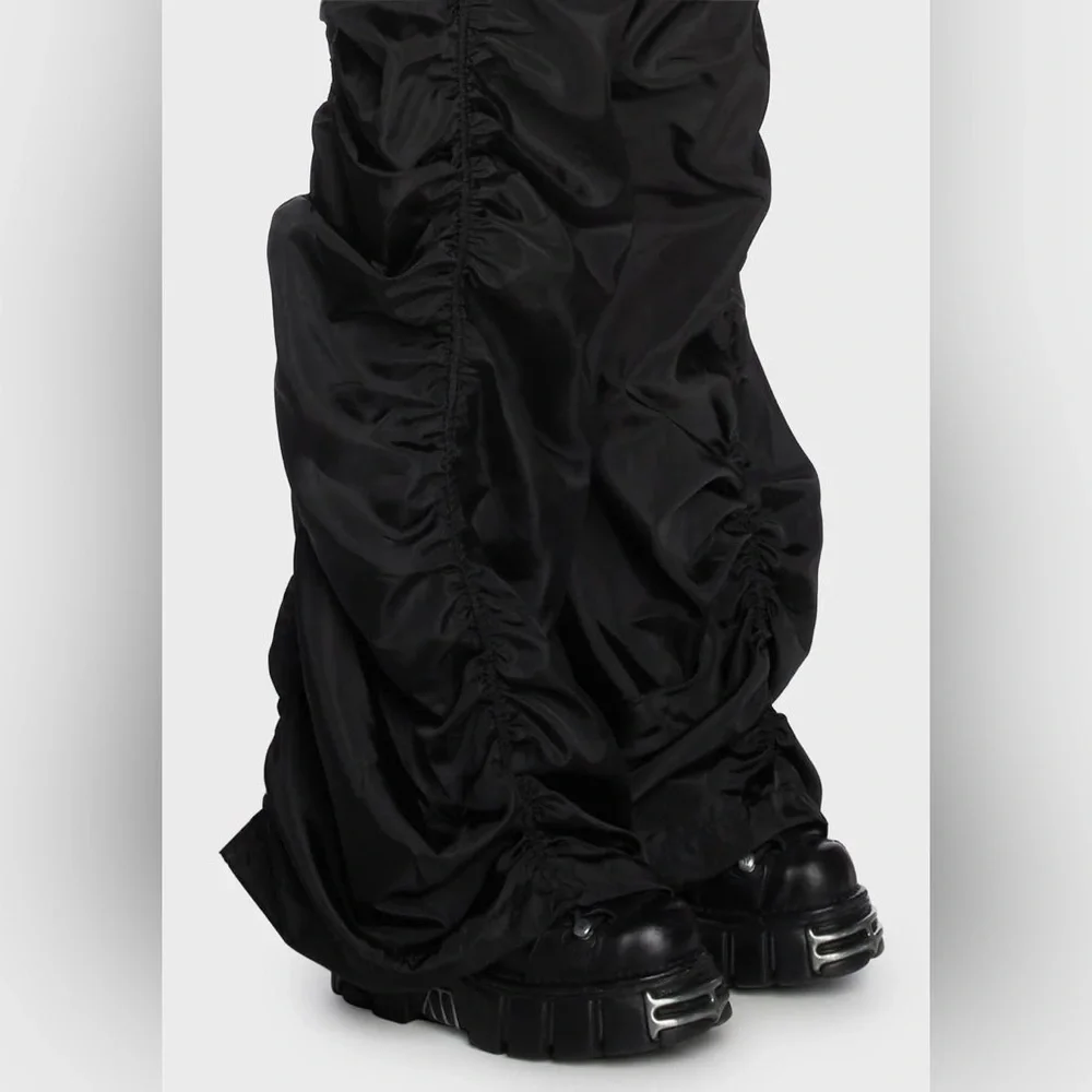Zemeta - Ruched Wide Leg Pants - Size Small - Picture 5 of 7
